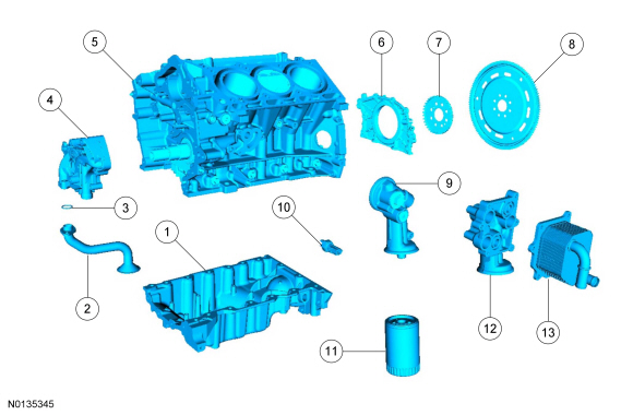Ford Taurus Service Manual: Assembly - Engine - 3.5L GTDI - Engine