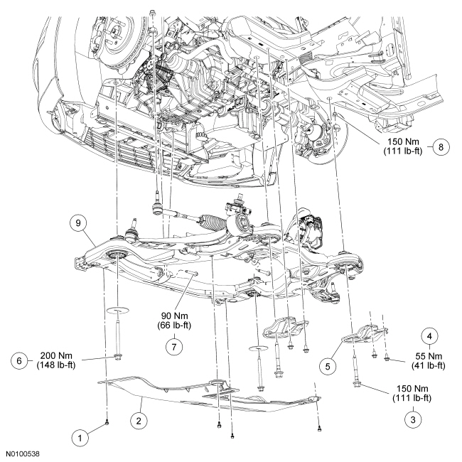 Ford Taurus. Steering System