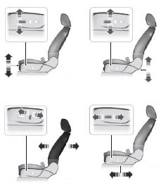 Note: On vehicles with memory seats, to prevent damage to the seat,