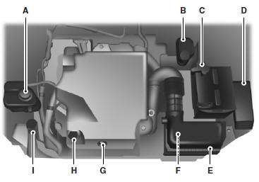 A. Engine coolant reservoir