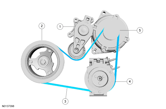 Ford Taurus. Engine