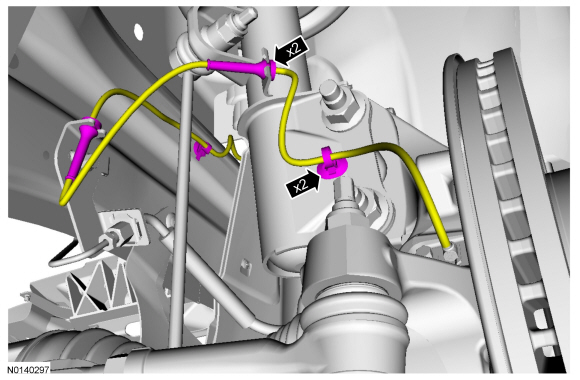 Ford Taurus. Brake System