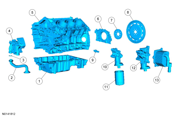 Ford Taurus. Engine