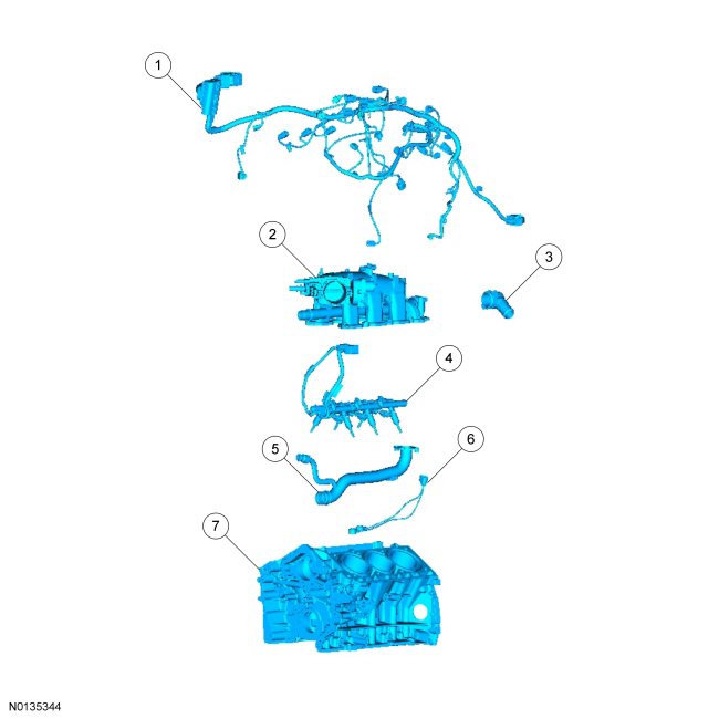 Ford Taurus. Engine