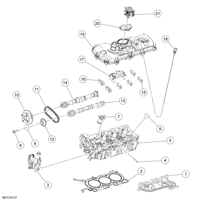 Ford Taurus. Engine