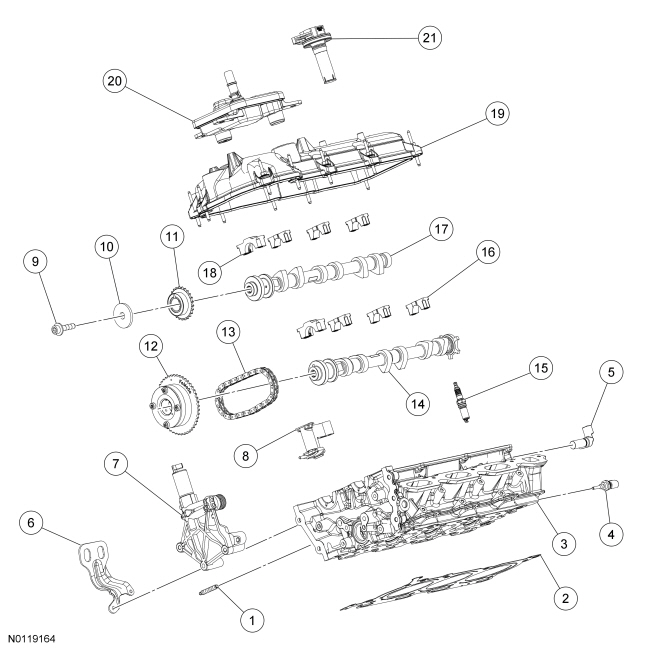 Ford Taurus. Engine