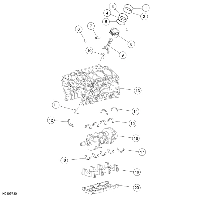 Ford Taurus. Engine