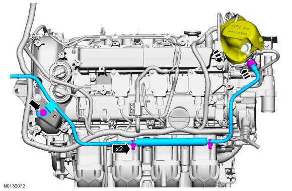 Ford Taurus. Engine