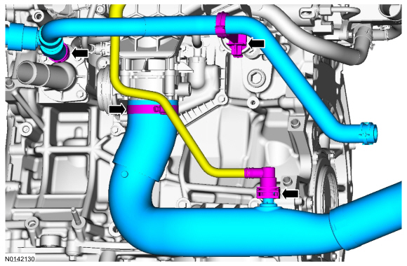 Ford Taurus. Engine