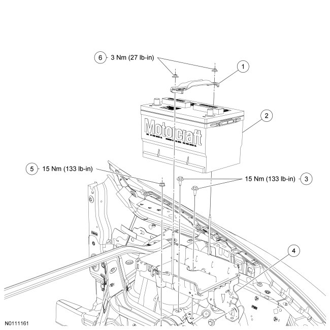 Ford Taurus. Battery and Charging System