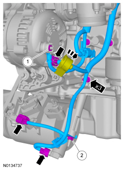 Ford Taurus. Battery and Charging System