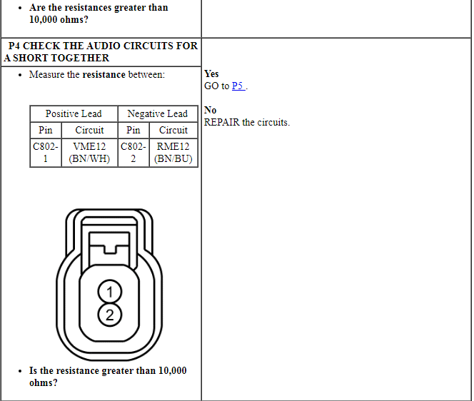 Ford Taurus. Audio Systems