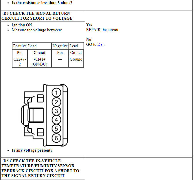 Ford Taurus. Climate Control System