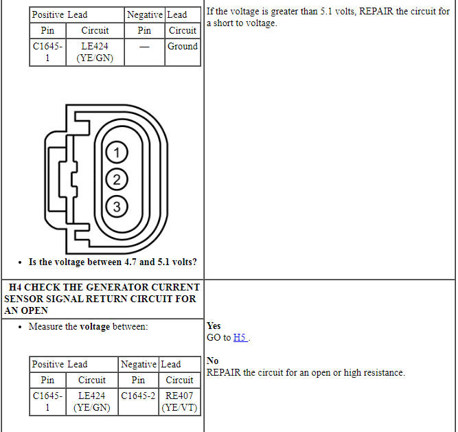 Ford Taurus. Battery and Charging System