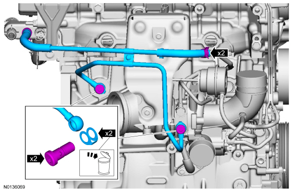 Ford Taurus. Engine