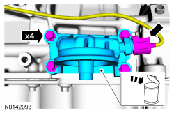 Ford Taurus. Engine