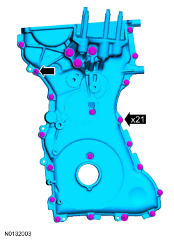 Ford Taurus. Engine