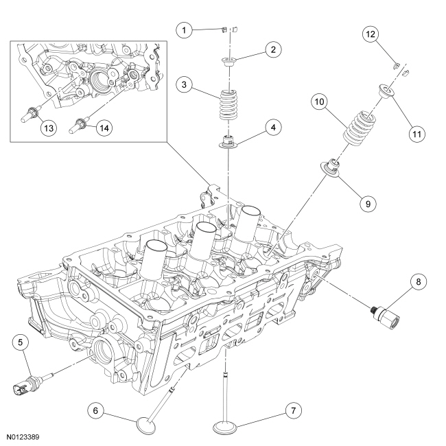 Ford Taurus. Engine