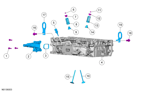 Ford Taurus. Engine