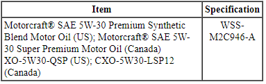 Ford Taurus. Engine