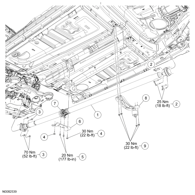 Ford Taurus. Driveline