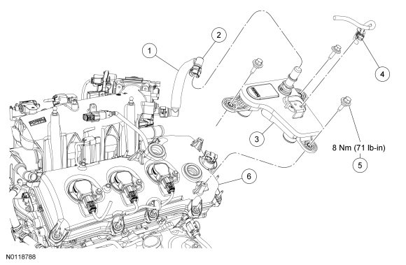 Ford Taurus. Engine