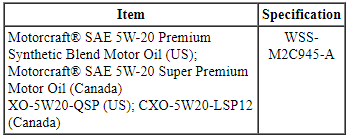 Ford Taurus. Engine