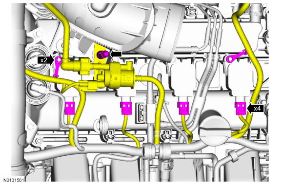 Ford Taurus. Engine