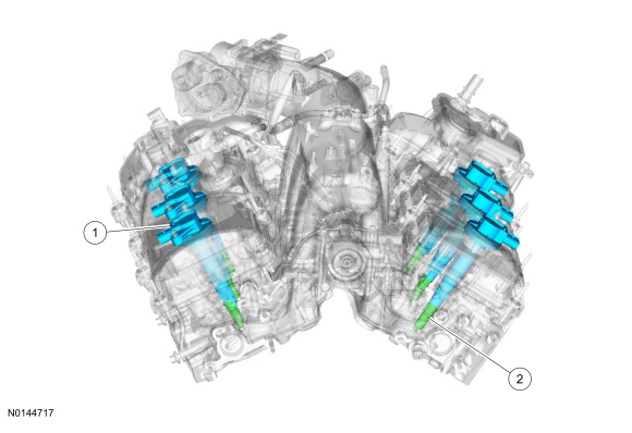 Ford Taurus. Engine