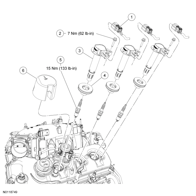 Ford Taurus. Engine