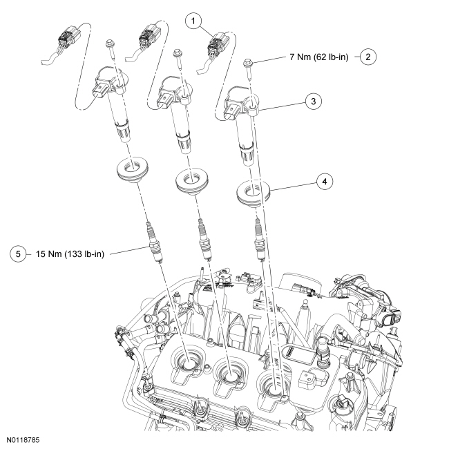 Ford Taurus. Engine