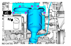 Ford Taurus. Exhaust System