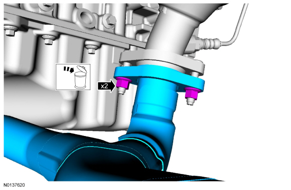 Ford Taurus. Exhaust System