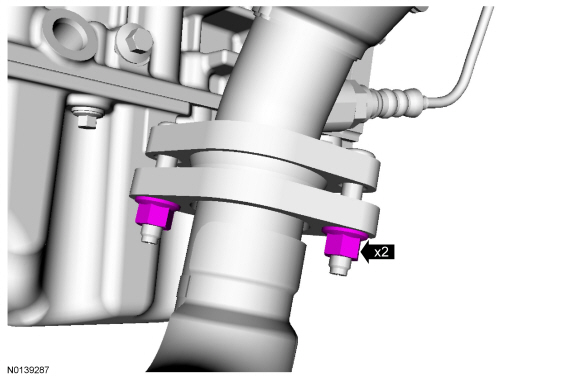 Ford Taurus. Exhaust System