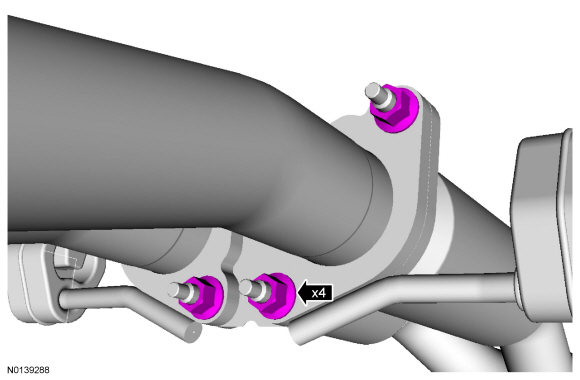 Ford Taurus. Exhaust System