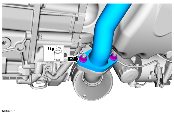 Ford Taurus. Exhaust System