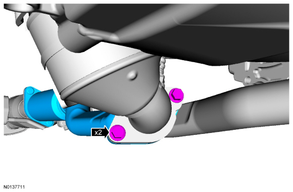 Ford Taurus. Exhaust System