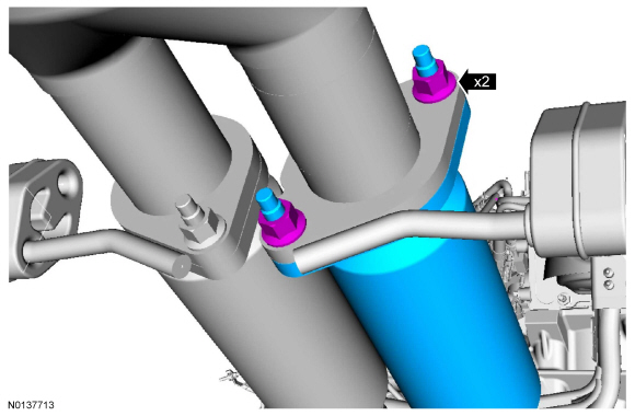 Ford Taurus. Exhaust System