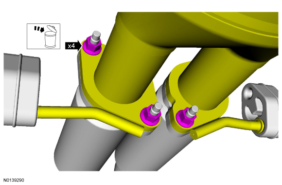 Ford Taurus. Exhaust System