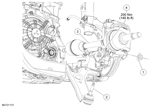 Ford Taurus. Driveline