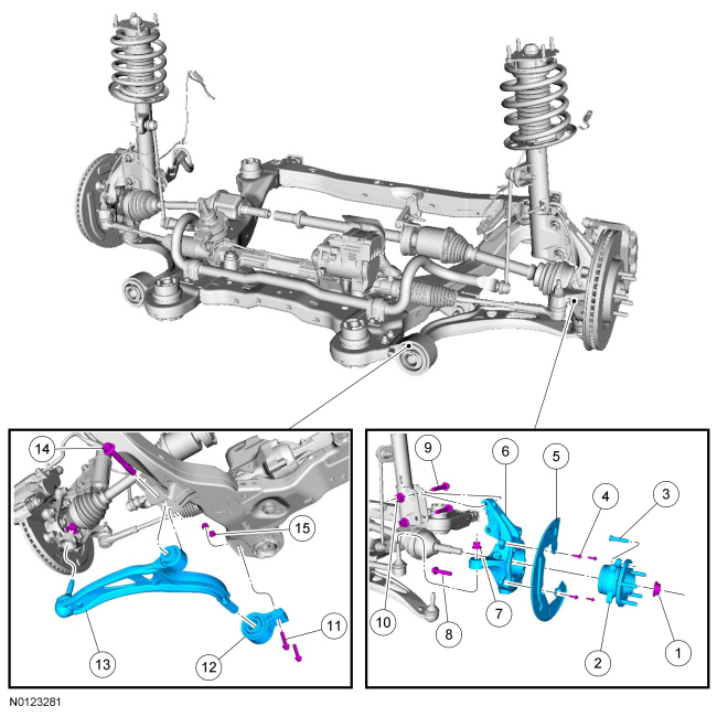 Ford Taurus. Suspension