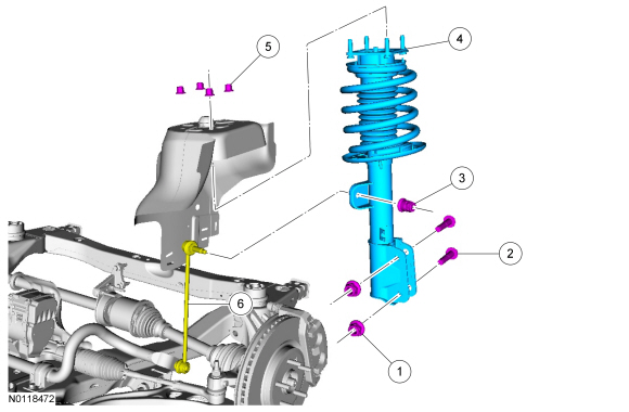 Ford Taurus. Suspension