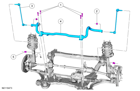 Ford Taurus. Suspension