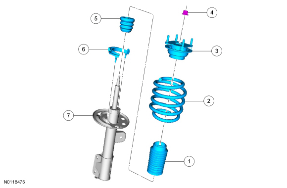 Ford Taurus. Suspension