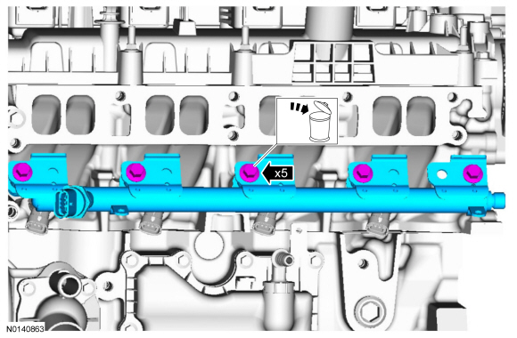 Ford Taurus. Engine