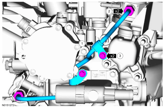 Ford Taurus. Engine