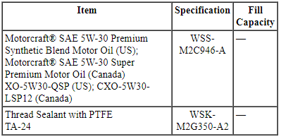 Ford Taurus. Engine