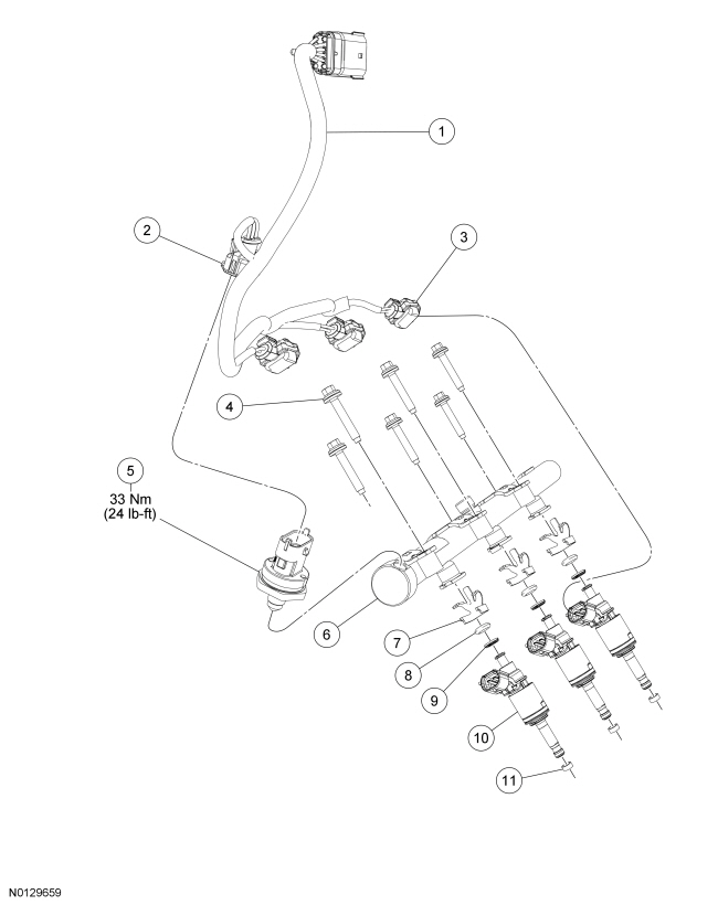 Ford Taurus. Engine