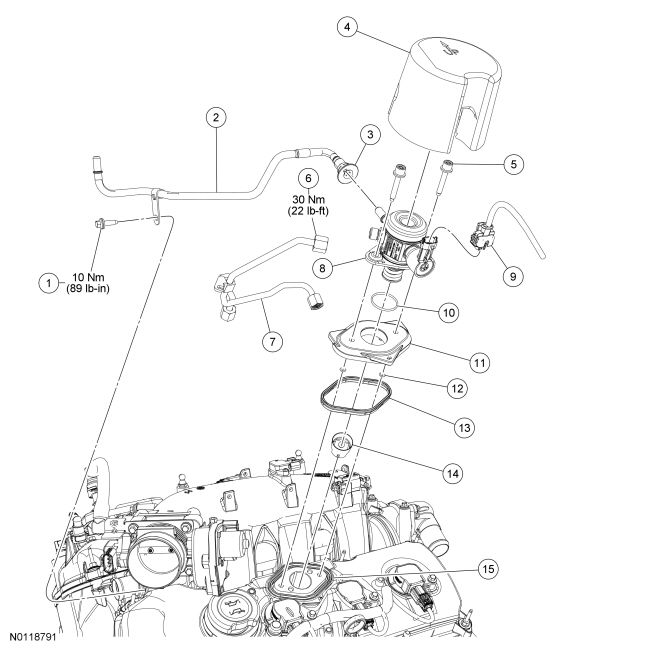 Ford Taurus. Engine