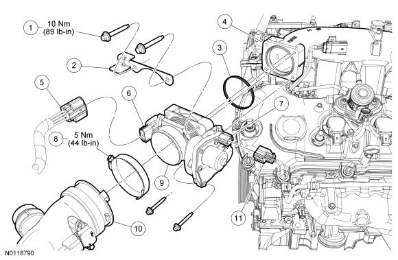 Ford Taurus. Engine